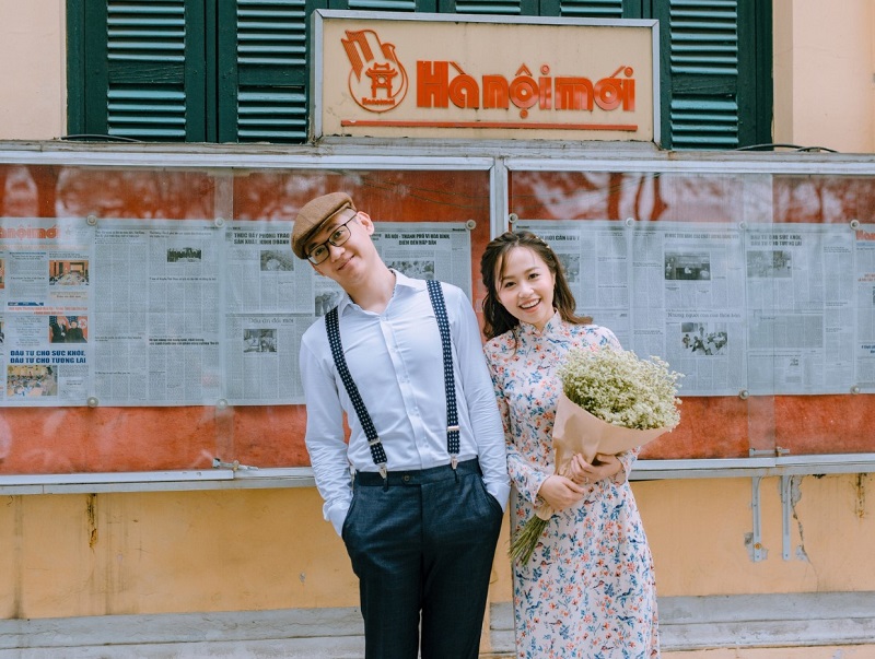 Phong cách chụp ảnh cưới ở phố cổ Hà Nội