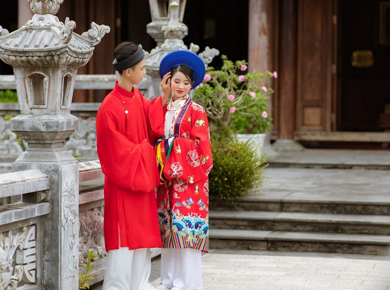 Phong cách chụp ảnh cưới ở Bắc Ninh - việt phục 1